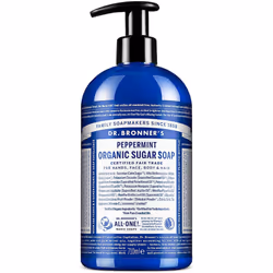 Dr. Bronner's Organic Sugar Soap Peppermint 710 ml