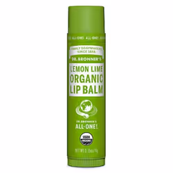 Dr Bronners Magic Soaps Organic Lip Balm Lemon Lime 015 Ounce