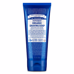 Dr. Bronner's - Organic Shaving Soap (Peppermint  7 Ounce) - Certified Organic  Sugar and Shikakai Powder  Soothes and Moistu ...