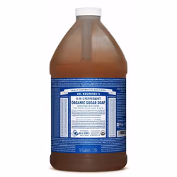 Dr.Bronner's ORGANIC PUMP SOAP, Body, Liquid soap, Pump bottle, Peppermint, Organic Sucrose*, Organic White Grape Juice, Orga ...