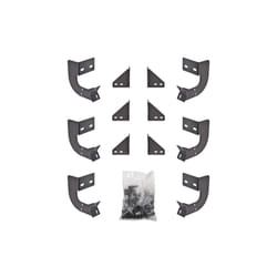 DEE ZEE DZ 66336 Hex Side Step Bracket Kit  Black