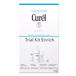 Curél Enrich Trial & Travel Kit, 2 Week Skincare Routine for Dry, Sensitive Skin