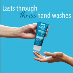 Curel Extreme Dry Hand Dryness Relief  Travel Size Hand Cream  Easily Absorbed for Long-Lasting Relief after Washing Hands  with Eucalyptus Extract  3