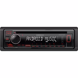 Kenwood KDC-130UR, Black, 1 DIN, 200 W, 50 W, CD, CD-R, CD-ROM, CD-RW, 20 - 20000 Hz