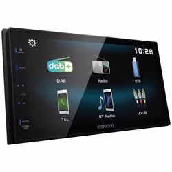 Kenwood DMX125DAB car media receiver Black 84 W Bluetooth
