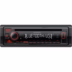 Kenwood KDC-BT460U, Black, 1 DIN, 200 W, 4.0 channels, 50 W, CD-R, CD-RW
