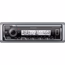 Kenwood KMR-M508DAB, Black, 88 W, 20 - 20000 Hz, 80 Ω, 200 W, LCD