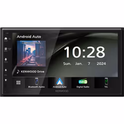 Kenwood Electronics DMX5023DABS, Black, 2 DIN, 22 W, NTSC, PAL, AAC, FLAC, MP3, WAV, WMA, BMP, JPEG, PNG