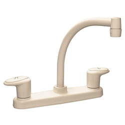 Valterra Phoenix Faucets PF221101 Catalina Two-Handle 8"""" Kitchen Faucet with Hi-Arc Spout - Biscuit