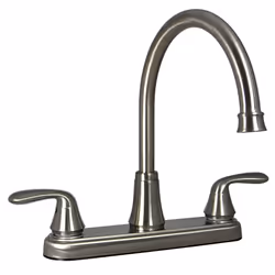 PHOENIX VITAL LIFE Phoenix Faucets PF231402 Two-Handle 8"""" Hybrid Kitchen Faucet with High-Arc Spout - Brushed Nickel
