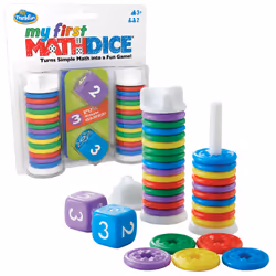 ThinkFun My First Math Dice, Universal, Cube (6 sides), Child, Any gender, 3 yr(s), Multicolour