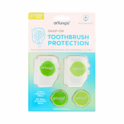 Dr. Tung's, Snap-On Toothbrush Protection, Fresh Lime