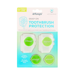 Dr. Tung's, Snap-On Toothbrush Protection, Fresh Lime