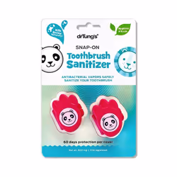 Dr. Tung's, Kid's Snap-On Toothbrush Sanitizers, 2 Pack