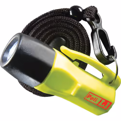 Peli 1930, Hand flashlight, Yellow, Plastic, Buttons, IPX4, LED