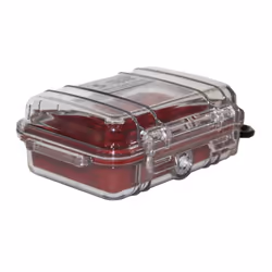 Pelican 1010 Micro Case (Red/Clear) (1010-028-100)