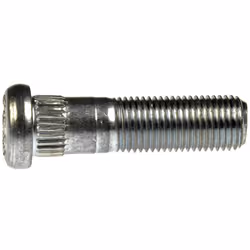 M12-1.25 Serrated Wheel Stud - 12.90mm Knurl 45.5mm Length
