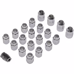 Dorman 711241 Chrome Acorn 2Pc 1220 Compatible with Select Models  20 Pack