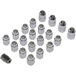 Dorman 711241 Chrome Acorn 2Pc 1220 Compatible with Select Models  20 Pack