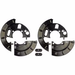 Dorman 924-222 Rear Brake Dust Shield - 1 Split Pair Compatible with Select Cadillac / Chevrolet / GMC Models OE FIX