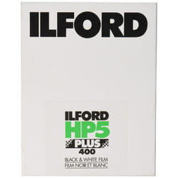 Ilford HP5 Plus 400 4 x 5 Inches 25 Sheets  Black (1629172)