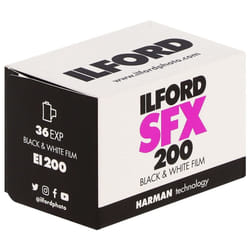 Ilford SFX 200 Infrared 135-36 Black & White Print Film (35mm 36-exp ISO-200)