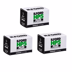 Ilford 1574577 HP5 Plus Black and White Print Film 35 mm ISO 400 36 Exposures (Pack of 3)