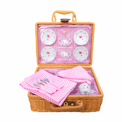 Schylling Butterfly Tea Set Basket