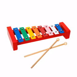 Schylling Wood Xylophone, Toy musical instrument, Xylophone, 3 yr(s), Multicolour
