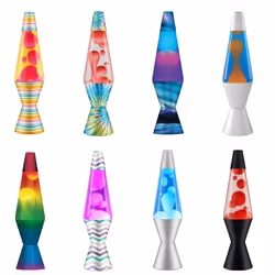 Lava Lamp 14.5" Motion Wax Liquid Bedroom Relaxation Mood Night Light