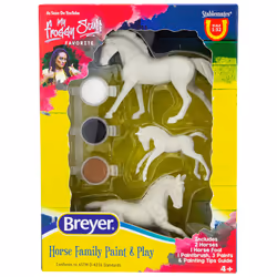 Breyer Horses Stablemates Horse Family Paint Set | 3 Horse Set | 1:32