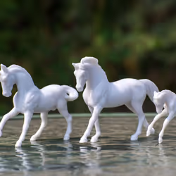 Breyer Horses Stablemates Horse Family Paint Set | 3 Horse Set | 1:32