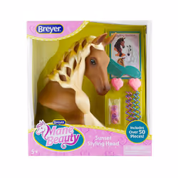 Breyer Sunset | Mane Beauty Styling Head, Children's fashion design kit, 5 yr(s), Multicolour