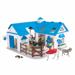 Breyer Deluxe Animal Hospital, 4 yr(s), Brown, Grey, Teal, White