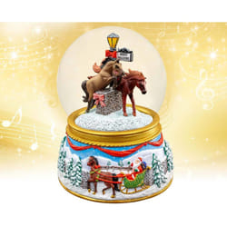 Breyer Holiday Christmas 2019 Merry Meadows Musical Snow Globe