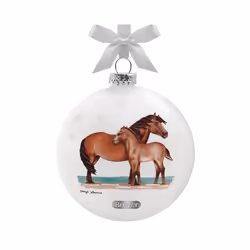 Breyer 700827 Christmas ornament Ball christmas ornament Glass Multicolour, White 1 pc(s)