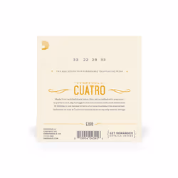 D'Addario EJ98 musical instrument strings 4 pc(s) Nylon Cuatro
