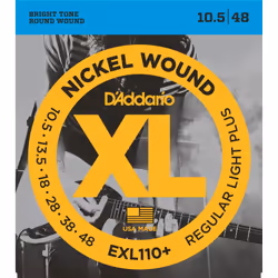 D'Addario EXL110+, Guitar, Steel, Electric, 6 pc(s)