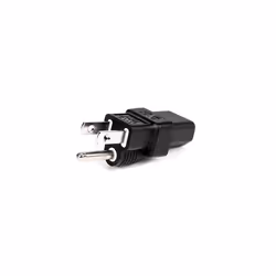 D'Addario PW-IECBA-01 cable gender changer IEC NEMA Black