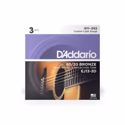 D'Addario EJ13-3D, Guitar, Acoustic, 18 pc(s)