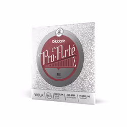 D'Addario Bowed Corde seule (La) pour alto Pro-Arte, « Medium Scale », tension Medium, Viola, Synthetic, 1 pc(s)