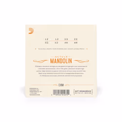D'Addario EJ80 musical instrument strings 8 pc(s) Phosphor bronze Mandolin