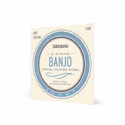 D'Addario EJ60, Banjo, Steel, 5 pc(s)