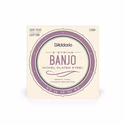 D'Addario EJ60+, Banjo, Steel, 5 pc(s)