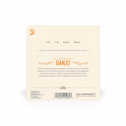 D'Addario EJ63I musical instrument strings 4 pc(s) Steel Banjo