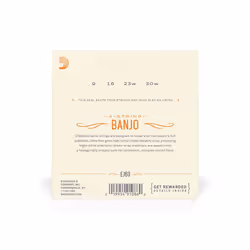 D'Addario EJ63 musical instrument strings 4 pc(s) Steel Banjo