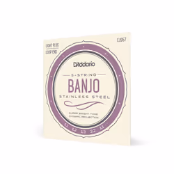 D'Addario EJS57 musical instrument strings 5 pc(s) Stainless steel Banjo
