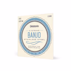 D'Addario EJS60 musical instrument strings 5 pc(s) Stainless steel Banjo