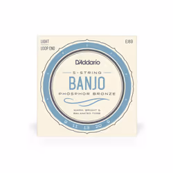 D'Addario EJ69, Banjo, Steel, 5 pc(s)