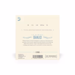 D'Addario EJ69B musical instrument strings 5 pc(s) Banjo